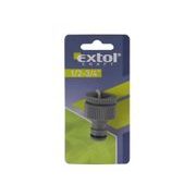 EXTOL CRAFT KONEKTOR NA KOHOUTEK, 1/2"-3/4", 70105 - PLASTOVÉ SPOJKY - ZAVLAŽOVÁNÍ + HADICE