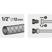 EXTOL PREMIUM RYCHLOSPOJKA NA HADICI, 1/2', STOP VENTIL, MOSAZ, 8876002 - MOSAZNÉ SPOJKY - ZAVLAŽOVÁNÍ + HADICE