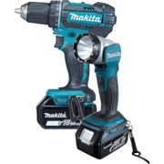 MAKITA DDF482RFJ1 - AKU VRTACÍ ŠROUBOVÁK SE SVÍTILNOU 3X LI-ION LXT 18V/3,0 AH,MAKPAC - AKU NÁŘADÍ