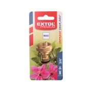 EXTOL PREMIUM KONEKTOR NA KOHOUTEK, 3/4", MOSAZ, 8876023 - MOSAZNÉ SPOJKY - ZAVLAŽOVÁNÍ + HADICE