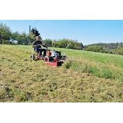 POHONNÁ JEDNOTKA PANTER FD3-500 S ŘÍZENOU SEDAČKOU BPR A DVOUNOŽOVÝM MULČOVAČEM M121 - DAKR PANTER - DAKR