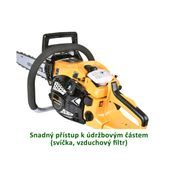 RIWALL PRO RPCS 5545 ŘETĚZOVÁ PILA S BENZINOVÝM MOTOREM - BENZÍNOVÉ ŘETĚZOVÉ PILY - ZAHRADNÍ STROJE A TECHNIKA