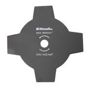 RIWALL PRO ŽACÍ NŮŽ ČTYŘZUBÝ KE KŘOVINOŘEZU PR. 255MM, VNITŘNÍ PRŮMĚR 25,4MM, TLOUŠŤKA 1,4MM - PRO KŘOVINOŘEZY, STRUNOVÉ SEKAČKY{% if kategorie.adresa_nazvy[0] != zbozi.kategorie.nazev %} - PŘÍSLUŠENSTVÍ A DOPLŇKY{% endif %}
