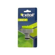 EXTOL CRAFT KONEKTOR NA KOHOUTEK, 3/4"-1", 70106 - PLASTOVÉ SPOJKY - ZAVLAŽOVÁNÍ + HADICE