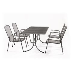 MWH Bani 4+ sestava nábytku z tahokovu (4x židle Savoy Basic, 1x stůl Universal 145)
