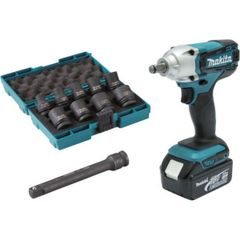Makita DTW190JX3 - Aku rázový utahovák 1/2" Li-ion LXT 18V/3,0Ah