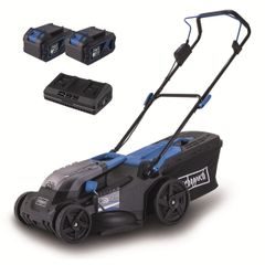 Scheppach BC-MP430-X-SET XL2 2x 20 V IXES aku sekačka 4v1 s bezuhlíkovým motorem + 2x 4Ah baterie + nabíječka 4,5 A