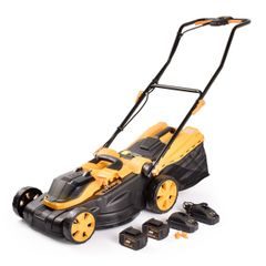 Riwall PRO RALM 3820 SET akumulátorová travní sekačka + 2x 4Ah baterie + 2x nabíječka 20 V