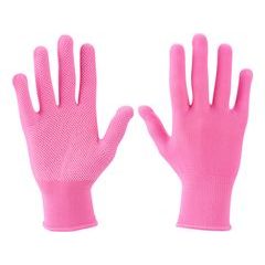 EXTOL LADY rukavice z polyesteru s PVC terčíky na dlani, velikost 7', 99719