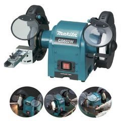 Makita GB602W - Dvoukotoučová bruska s držákem,150mm,250W