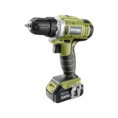 EXTOL CRAFT vrtací šroubovák aku, 12V Li-ion, 1300mAh, 402400