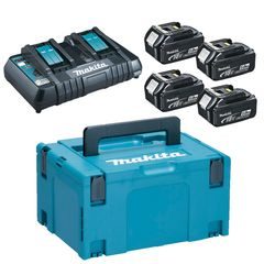 Makita 197626-8 - sada Li-ion LXT 18V 4xBL1850B+DC18RD+Makpac
