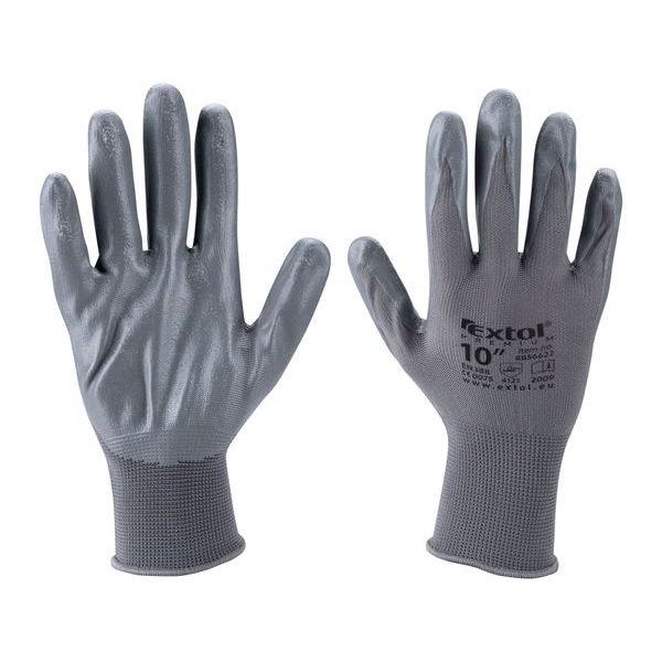 EXTOL PREMIUM RUKAVICE NYLONOVÉ POLOMÁČ. V NITRILU, VELIKOST L/10", 8856622 - RUKAVICE PRACOVNÍ RŮZNÉ{% if zbozi.kategorie.adresa_nazvy[0] != zbozi.kategorie.nazev %} - PŘÍSLUŠENSTVÍ A DOPLŇKY{% endif %}