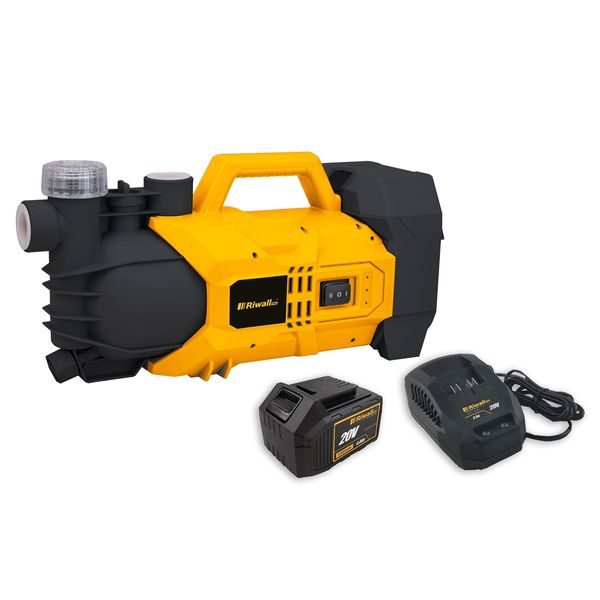 RIWALL PRO RAJP 2820 SET AKU 20V ČERPADLO + 4 AH BATERIE + NABÍJEČKA - ZAHRADNÍ ČERPADLA{% if zbozi.kategorie.adresa_nazvy[0] != zbozi.kategorie.nazev %} - ZAHRADNÍ STROJE A TECHNIKA{% endif %}