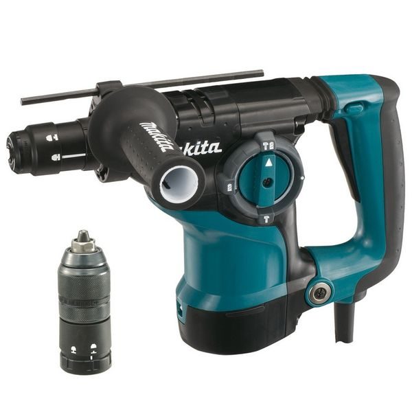 MAKITA HR2811FT - KOMBINOVANÉ KLADIVO S VÝMĚNNÝM SKLÍČIDLEM 2,9J,800W - ELEKTRO NÁŘADÍ{% if zbozi.kategorie.adresa_nazvy[0] != zbozi.kategorie.nazev %} - ELEKTRO NÁŘADÍ{% endif %}