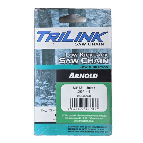 ARNOLD PILOVÝ ŘETĚZ TRI LINK 3/8" 1,3MM ( LIŠTA 18" ) 61 ČLÁNKŮ - ŘETĚZ 3/8" / 1,3 MM{% if zbozi.kategorie.adresa_nazvy[0] != zbozi.kategorie.nazev %} - PŘÍSLUŠENSTVÍ A DOPLŇKY{% endif %}