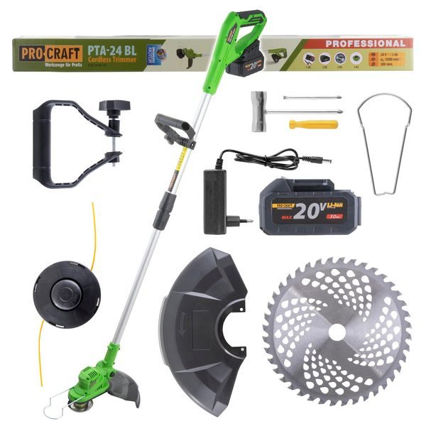 AKU VYŽÍNAČ PROCRAFT PTA24 BL -TOP PRODUKT, DOPORUČUJEME - AKUMULÁTOROVÉ VYŽÍNAČE{% if zbozi.kategorie.adresa_nazvy[0] != zbozi.kategorie.nazev %} - ZAHRADNÍ STROJE A TECHNIKA{% endif %}