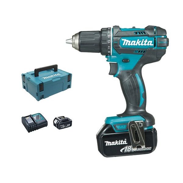 MAKITA DDF482RFJ - AKU VRTACÍ ŠROUBOVÁK LI-ION LXT 18V/3,0 AH - AKU NÁŘADÍ{% if zbozi.kategorie.adresa_nazvy[0] != zbozi.kategorie.nazev %} - AKU NÁŘADÍ{% endif %}