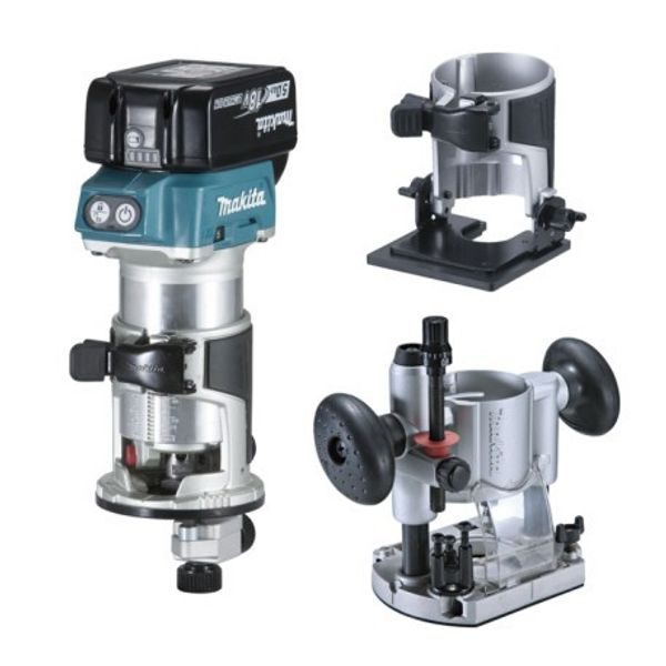 MAKITA DRT50RTJX2 - AKU KOMBINOVANÁ FRÉZKA S PŘÍSLUŠENSTVÍM LI-ION LXT 18V/5,0AH - AKU NÁŘADÍ{% if zbozi.kategorie.adresa_nazvy[0] != zbozi.kategorie.nazev %} - AKU NÁŘADÍ{% endif %}