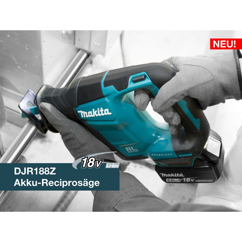 MAKITA DJR188Z - AKU PILA OCASKA LI-ION LXT 18V BEZ AKU Z - AKU NÁŘADÍ