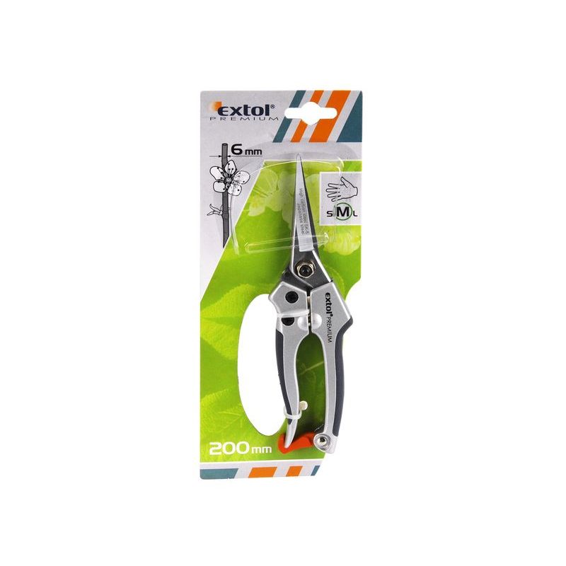 EXTOL PREMIUM NŮŽKY ZAHRADNICKÉ PŘÍMÉ, 200MM, HCS, 8872105 - ZAHRADNÍ NŮŽKY - ZAHRADNÍ NÁŘADÍ