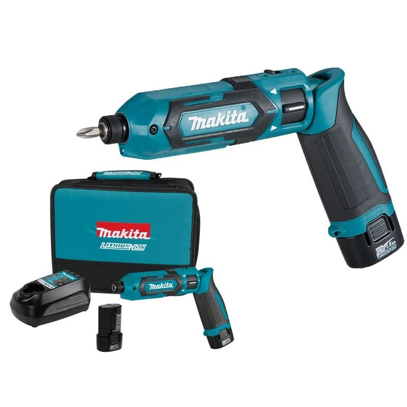 MAKITA TD022DSE - AKU RÁZOVÝ ŠROUBOVÁK V TAŠCE LI-ION 7,2V/1,5AH - AKU NÁŘADÍ
