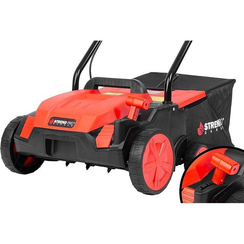 ELEKTRICKÝ VERTIKUTÁTOR HYA5015-01, 2V1, 1,5 KW, ZÁBĚR 32CM, PROVZDUŠŇOVAČ - ELEKTRICKÉ VERTIKUTÁTORY - ZAHRADNÍ STROJE A TECHNIKA