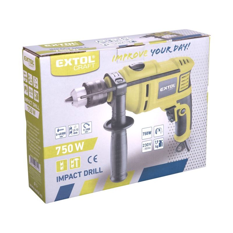 EXTOL CRAFT VRTAČKA S PŘÍKLEPEM, 750W, 401182 - ELEKTRO NÁŘADÍ