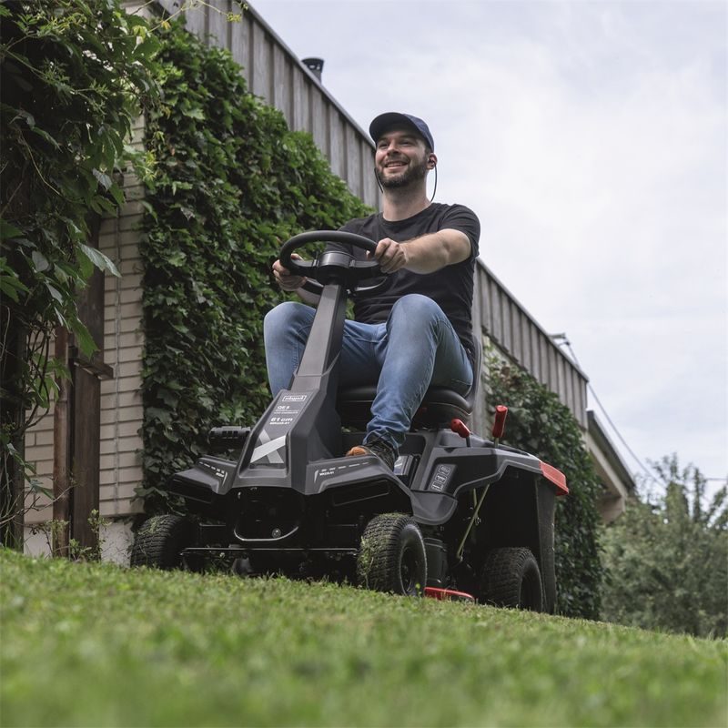 SCHEPPACH MR 230-61 TRAVNÍ RIDER 61 CM S ZADNÍM A BOČNÍM VÝHOZEM A MECHANICKOU PŘEVODOVKOU - MINIRIDERY A MINITRAKTORY - TRAKTORY