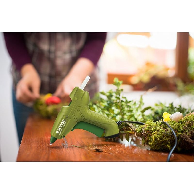 EXTOL CRAFT PISTOLE TAVNÁ LEPÍCÍ, ⌀11MM, 65W, 422002 - ELEKTRO NÁŘADÍ