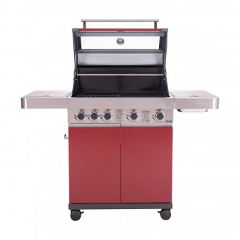 PLYNOVÝ GRIL MASPORT BBQ MAESTRO ČERVENÝ AL-KO - PLYNOVÉ GRILY - ZAHRADNÍ STROJE A TECHNIKA