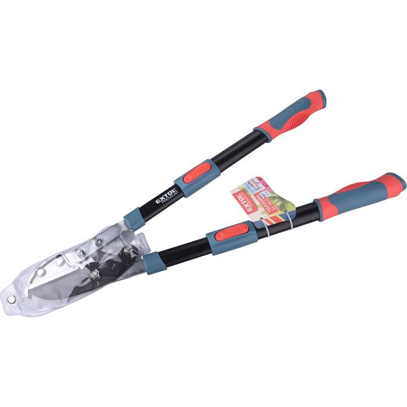 EXTOL PREMIUM NŮŽKY NA VĚTVE TELESKOPICKÉ PŘEVODOVÉ KOVADLINKOVÉ, 670-940MM, HCS, 8873316 - NŮŽKY NA VĚTVE - ZAHRADNÍ NÁŘADÍ