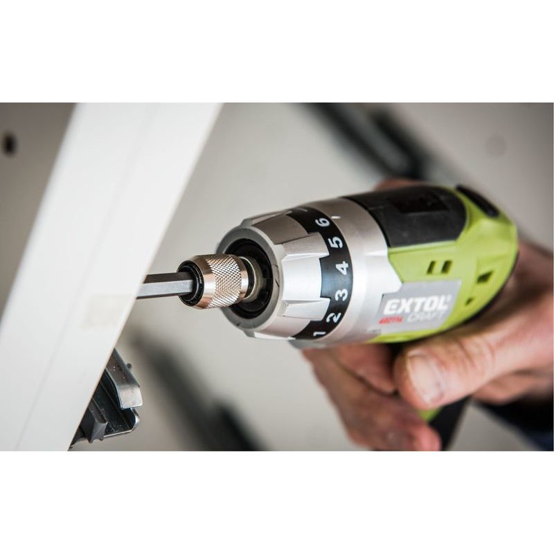 EXTOL CRAFT ŠROUBOVÁK AKU 3,6V LI-ION, 1300MAH SE SVÍTILNOU, 402114 - AKU NÁŘADÍ