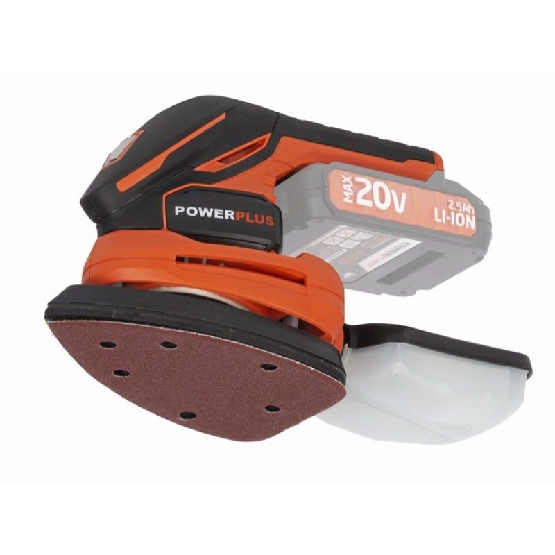 POWERPLUS POWDP5020 AKU VIBRAČNÍ DELTA BRUSKA 20V (BEZ AKU) - AKU NÁŘADÍ