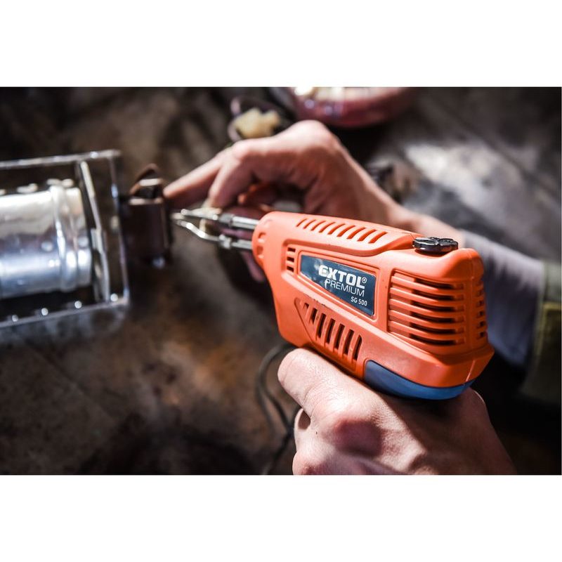 EXTOL PREMIUM PISTOLE PÁJECÍ S REGULACÍ TEPLOTY, TRANSFORMÁTOROVÁ, 200W, 8894510 - ELEKTRO NÁŘADÍ