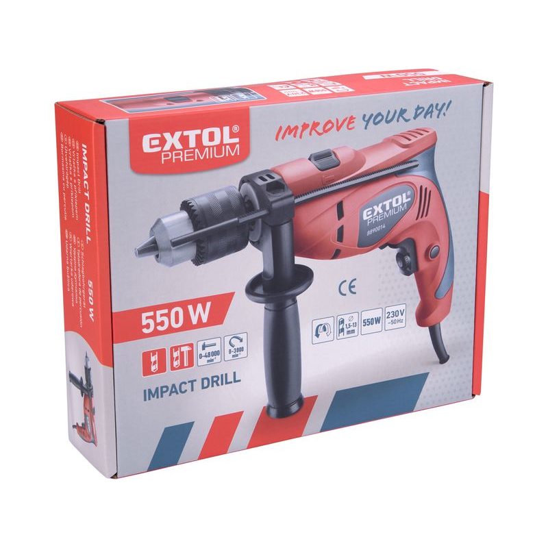 EXTOL PREMIUM VRTAČKA S PŘÍKLEPEM, 550W, 8890014 - ELEKTRO NÁŘADÍ