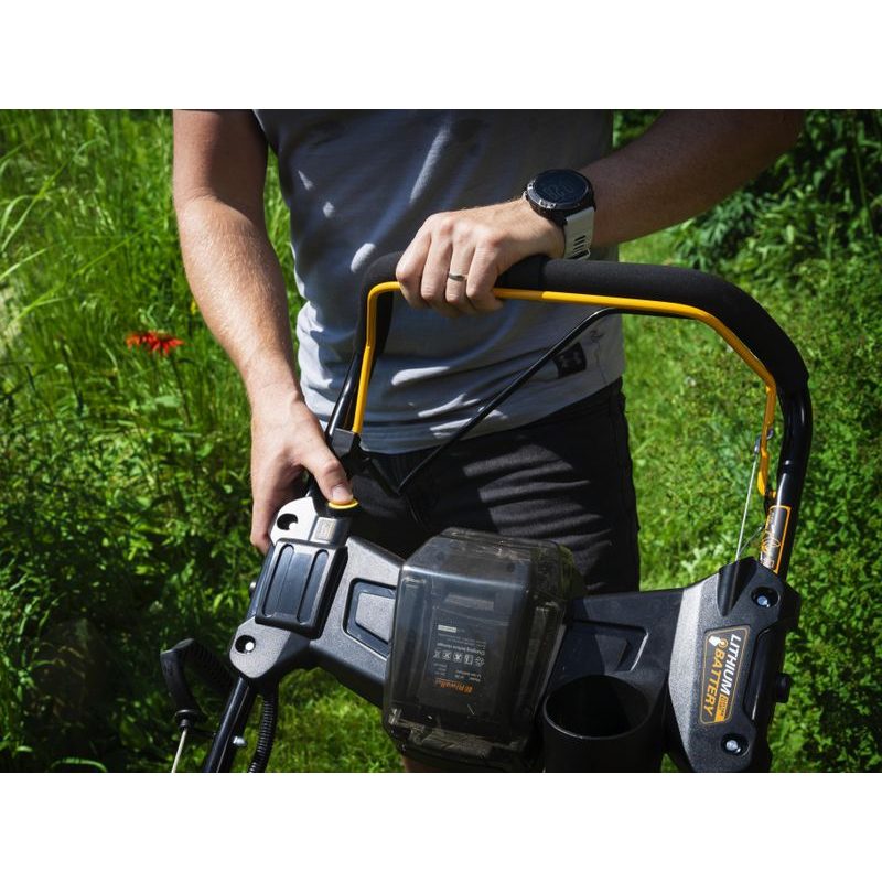 RIWALL PRO RPM 4735 E MULTIFUNKČNÍ TRAVNÍ SEKAČKA 4 V 1 S BENZINOVÝM MOTOREM, POJEZDEM A ELEKTROSTARTEM - SEKAČKY S ELEKTROSTARTEM - SEKAČKY