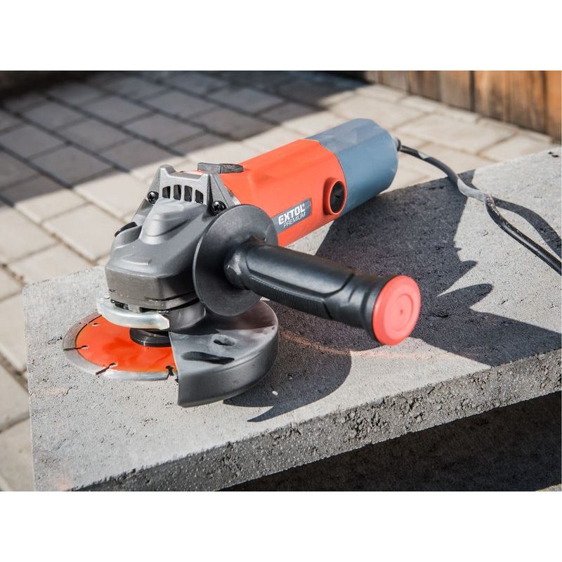 EXTOL PREMIUM BRUSKA ÚHLOVÁ S REGULACÍ RYCHLOSTI, 125MM, 850W, 8892014 - ELEKTRO NÁŘADÍ