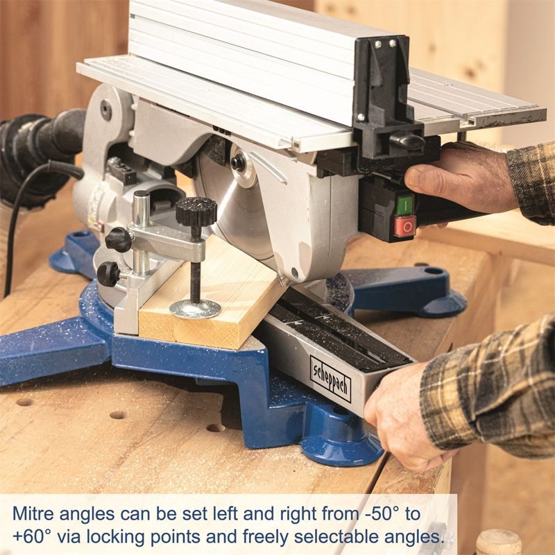 SCHEPPACH HM 100 T KOMBINOVANÁ POKOSOVÁ/STOLOVÁ PILA - ELEKTRO NÁŘADÍ