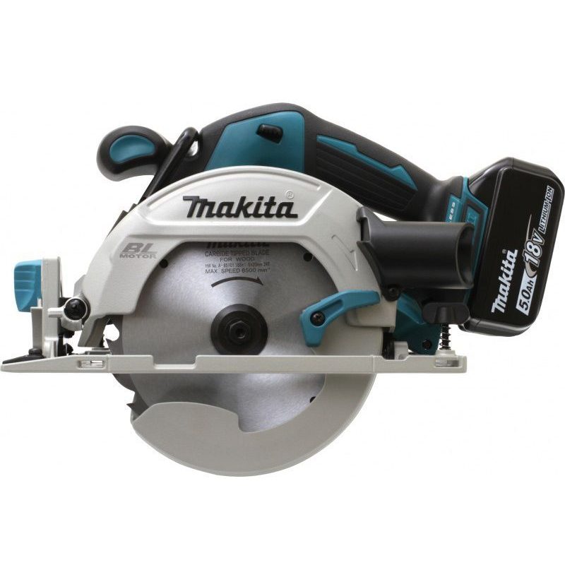 MAKITA DHS680RTJ - AKU BEZUHLÍKOVÁ OKRUŽNÍ PILA LI-ION LXT 18V/5,0AH,MAKPAC - AKU NÁŘADÍ