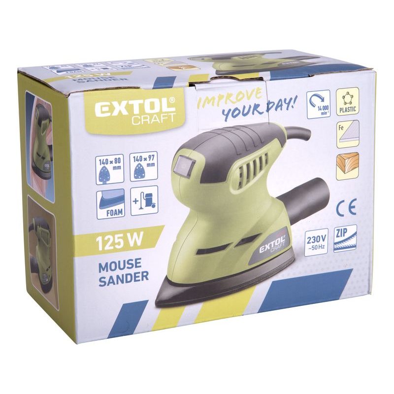 EXTOL CRAFT BRUSKA VIBRAČNÍ, DELTA, 125W, 407130 - ELEKTRO NÁŘADÍ