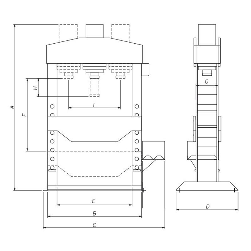 HYDRAULICKÝ LIS WPP 160 HBK D 1500 - ELEKTRO NÁŘADÍ