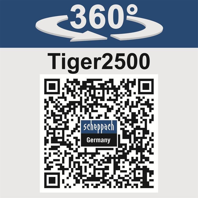 SCHEPPACH TIGER 2500 BROUSÍCÍ SYSTÉM 230 V - ELEKTRO NÁŘADÍ
