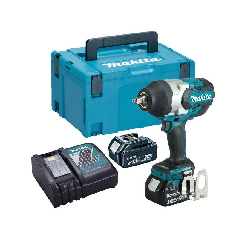 MAKITA DTW1002RTJ - AKU RÁZOVÝ UTAHOVÁK 1/2" LI-ION LXT 18V/5,0AH - AKU NÁŘADÍ