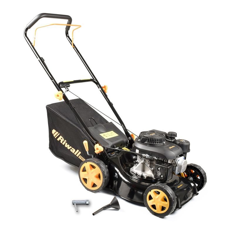 RIWALL PRO RPM 4234 P TRAVNÍ SEKAČKA 2 V 1 S BENZINOVÝM MOTOREM BEZ POJEZDU - SEKAČKY BEZ POJEZDU - SEKAČKY