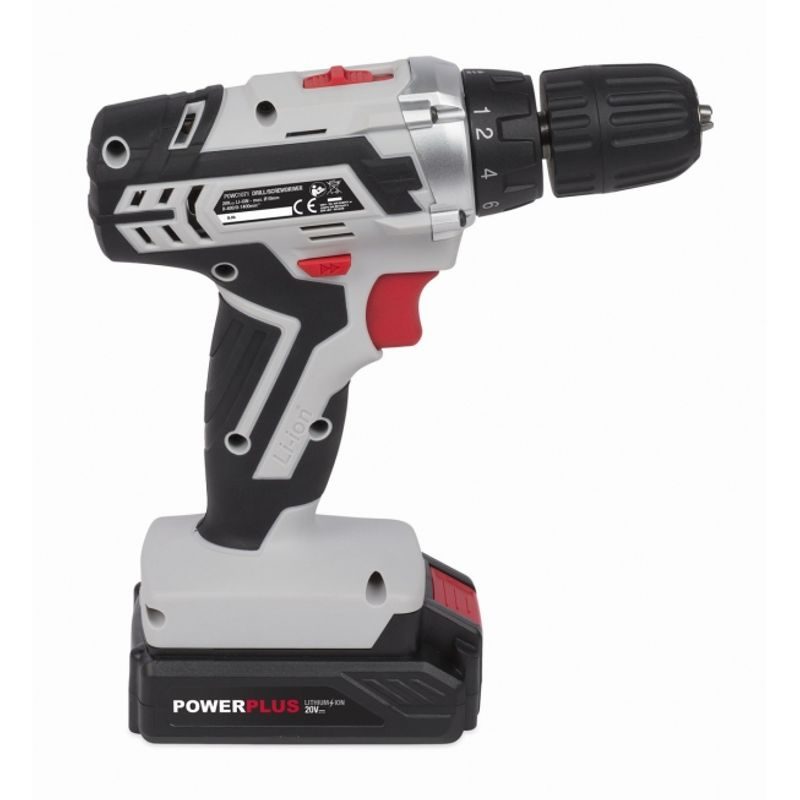 POWERPLUS POWC1071 AKU ŠROUBOVÁK / VRTAČKA 20V LI-ION - AKU NÁŘADÍ