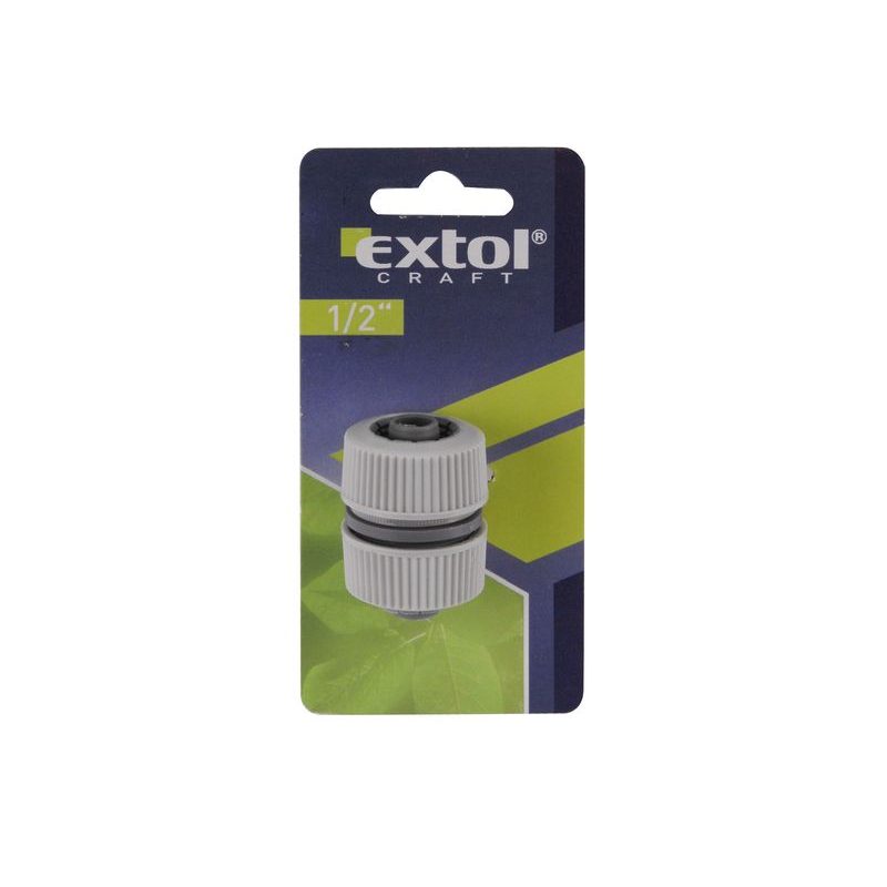EXTOL CRAFT SPOJKA NA HADICE, 1/2", 70107 - PLASTOVÉ SPOJKY - ZAVLAŽOVÁNÍ + HADICE