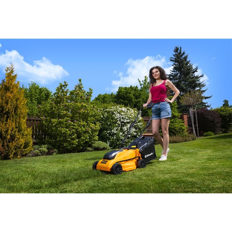 RIWALL PRO RALM 3320I SET AKUMULÁTOROVÁ TRAVNÍ SEKAČKA + 1X 4AH BATERIE + 1X NABÍJEČKA 20 V - AKUMULÁTOROVÉ SEKAČKY - SEKAČKY