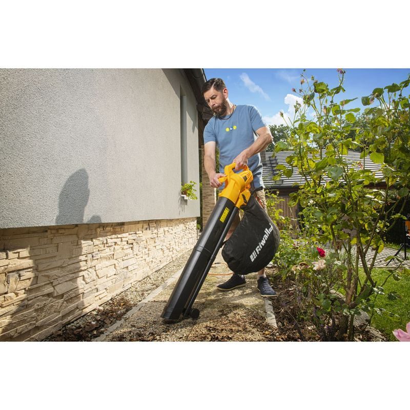 RIWALL PRO REBV 3200 E VYSAVAČ/FOUKAČ S ELEKTRICKÝM MOTOREM 3200 W - ELEKTRICKÉ VYSAVAČE LISTÍ - ZAHRADNÍ STROJE A TECHNIKA