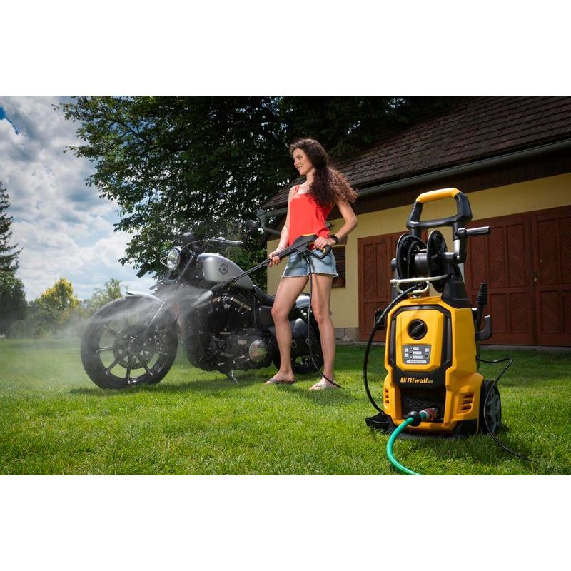 RIWALL PRO REPW 180 RC SET ELEKTRICKÁ TLAKOVÁ MYČKA 180 BARŮ S DÁLKOVÝM OVLÁDÁNÍM A PŘÍSLUŠENSTVÍM - TLAKOVÉ MYČKY ELEKTRICKÉ - ZAHRADNÍ STROJE A TECHNIKA